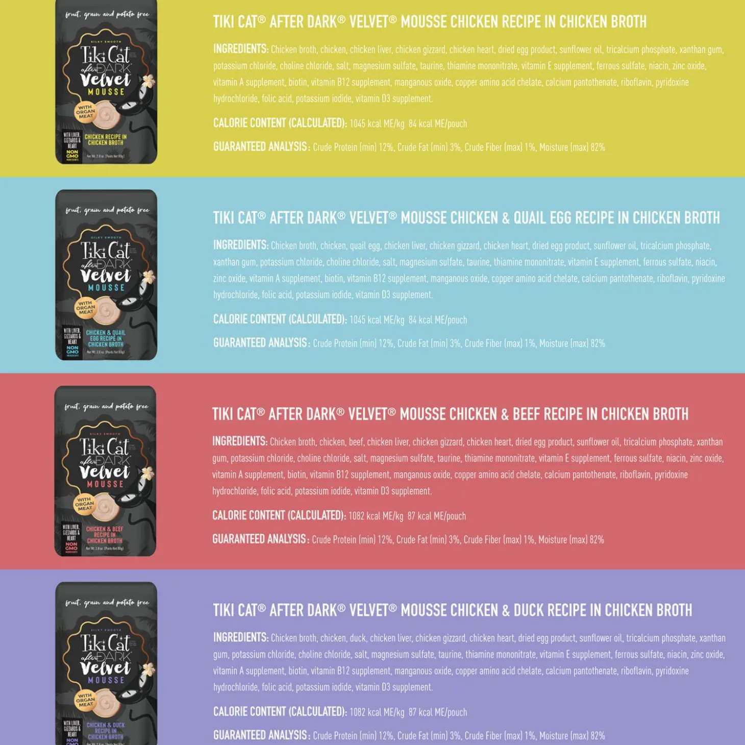 After Dark Velvet Mousse Variety Pack Cat Food