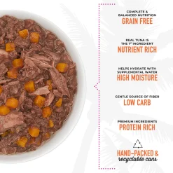 Aloha Friends Tuna & Pumpkin Recipe in Broth Cat Food