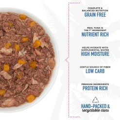 Aloha Friends Tuna, Tilapia & Pumpkin Recipe in Broth Cat Food