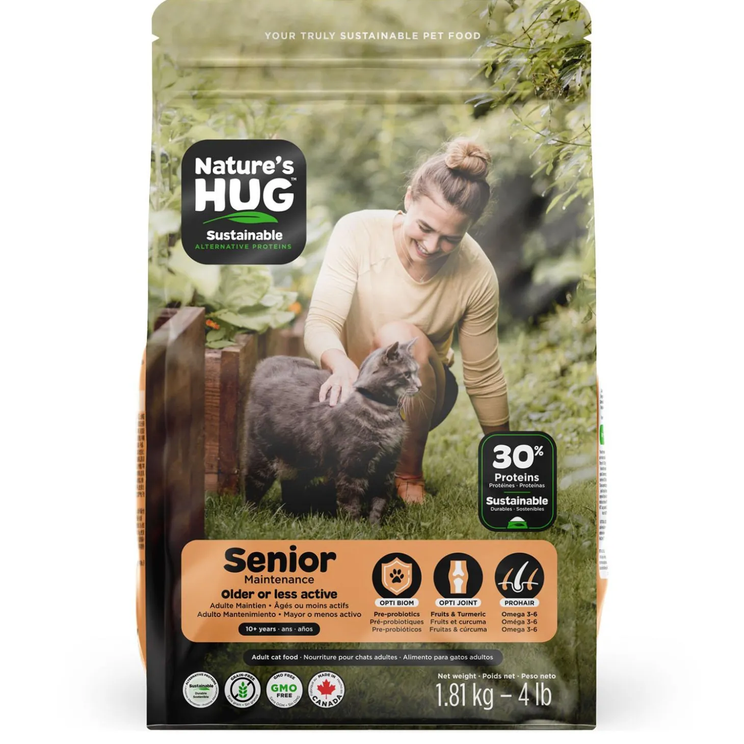 Alternative Proteins Older or Less Active Senior Cat Food