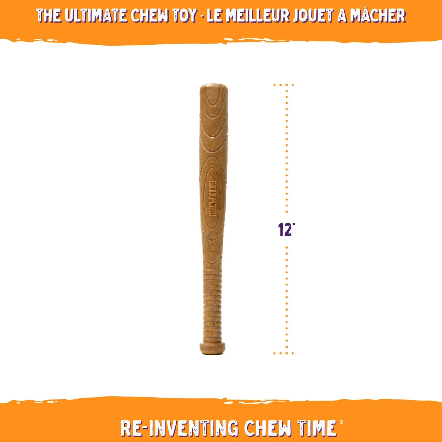 Baseball Bat Dog Toy