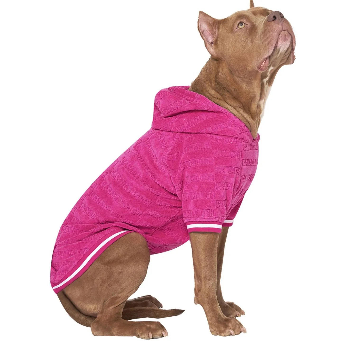 Beach Bum Towel Hoodie Pink