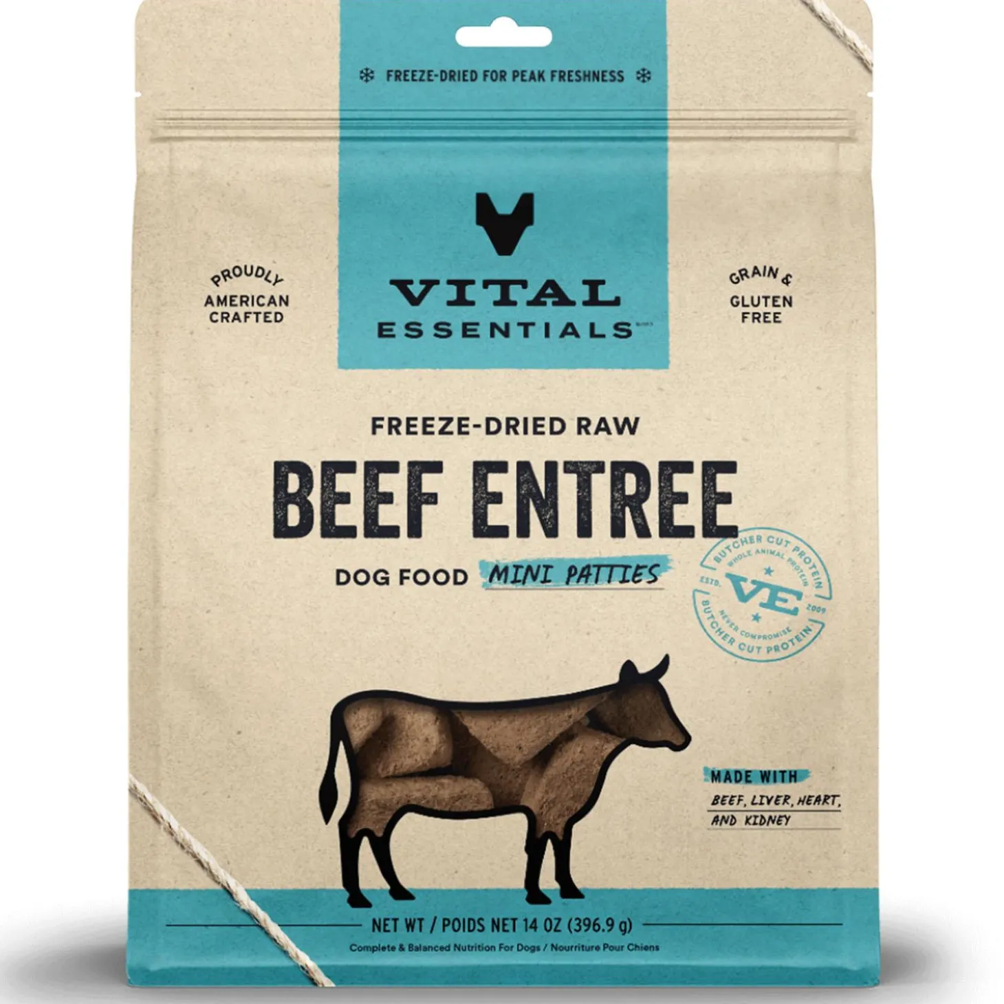 Beef Entree Mini Patties Dog Food