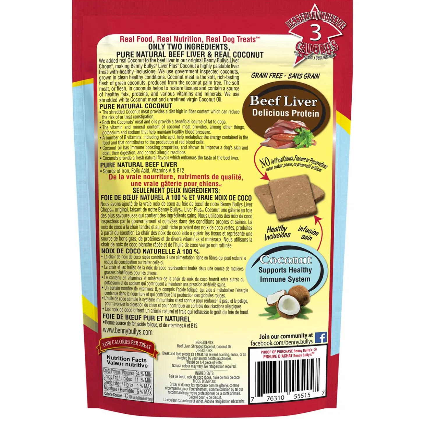 Beef Liver & Coconut Dog Treats