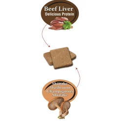Beef Liver & Real Shiitake Mushroom Dog Treats
