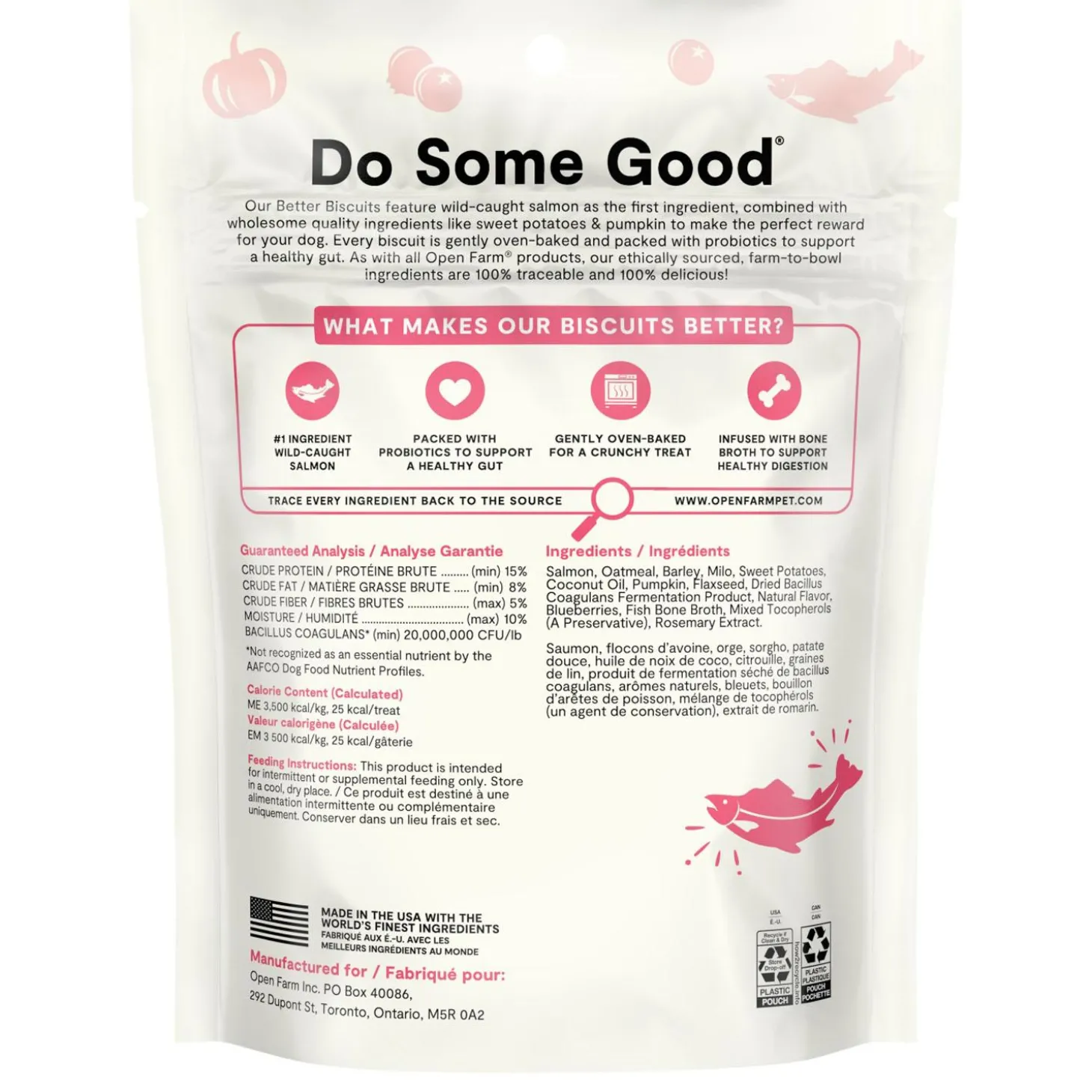 Better Biscuits Wild-Caught Salmon & Oatmeal Recipe Dog Treats