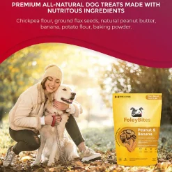 Bites Plant Based Peanut & Banana Dog Treats