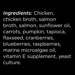Booster Immune Health Shredded Chicken + Salmon Recipe in Broth Dog Food Topper