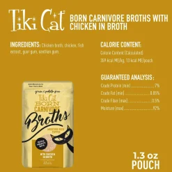 Born Carnivore Broths Chicken Cat Food Topper