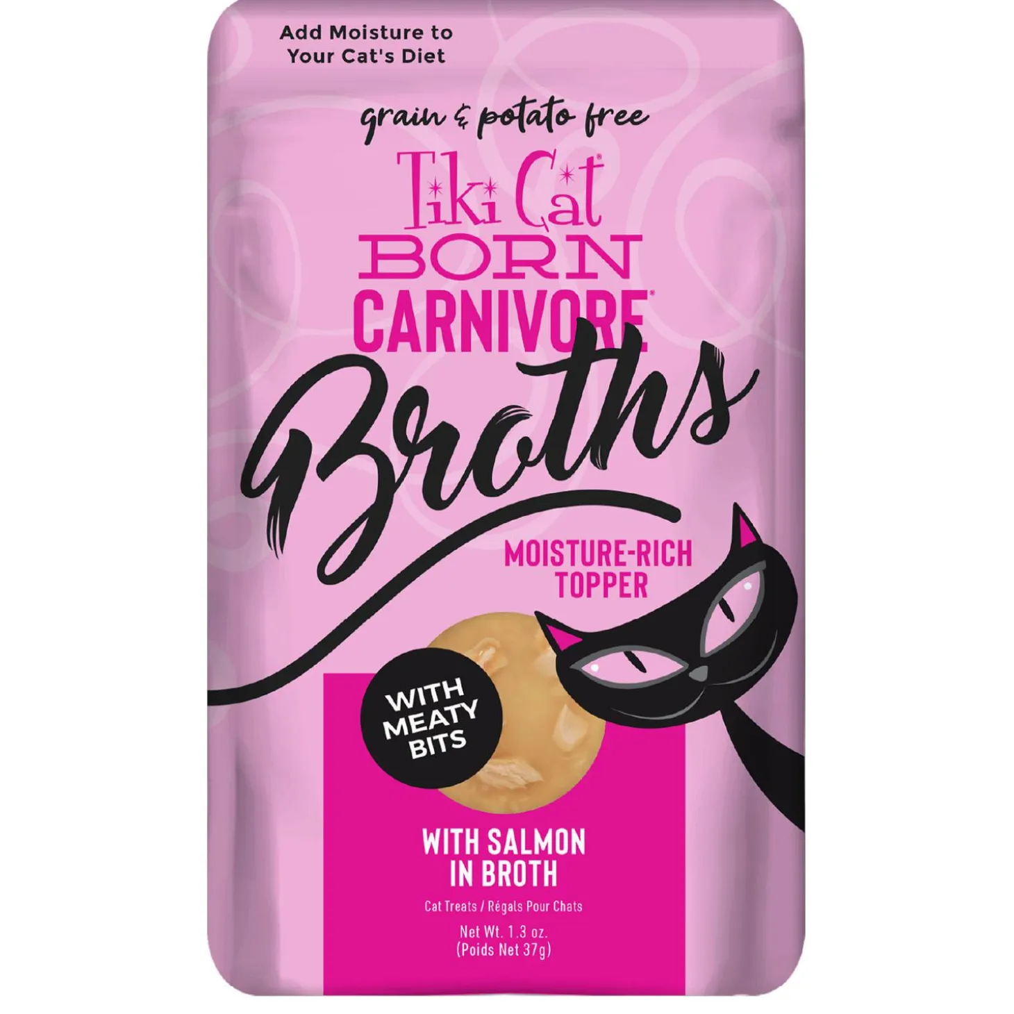 Born Carnivore Broths Salmon Cat Food Topper