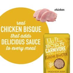 Born Carnivore Flavour Booster Chicken Recipe Bisque Dog Food Topper