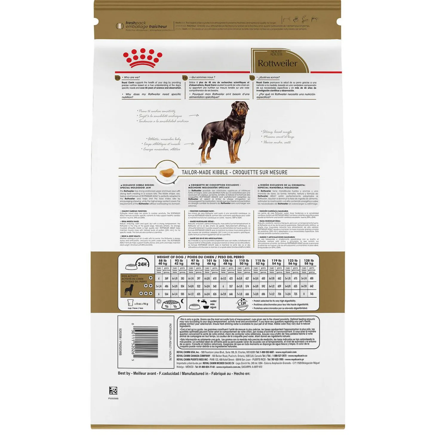 Breed Health Nutrition Rottweiler Adult Dog Food