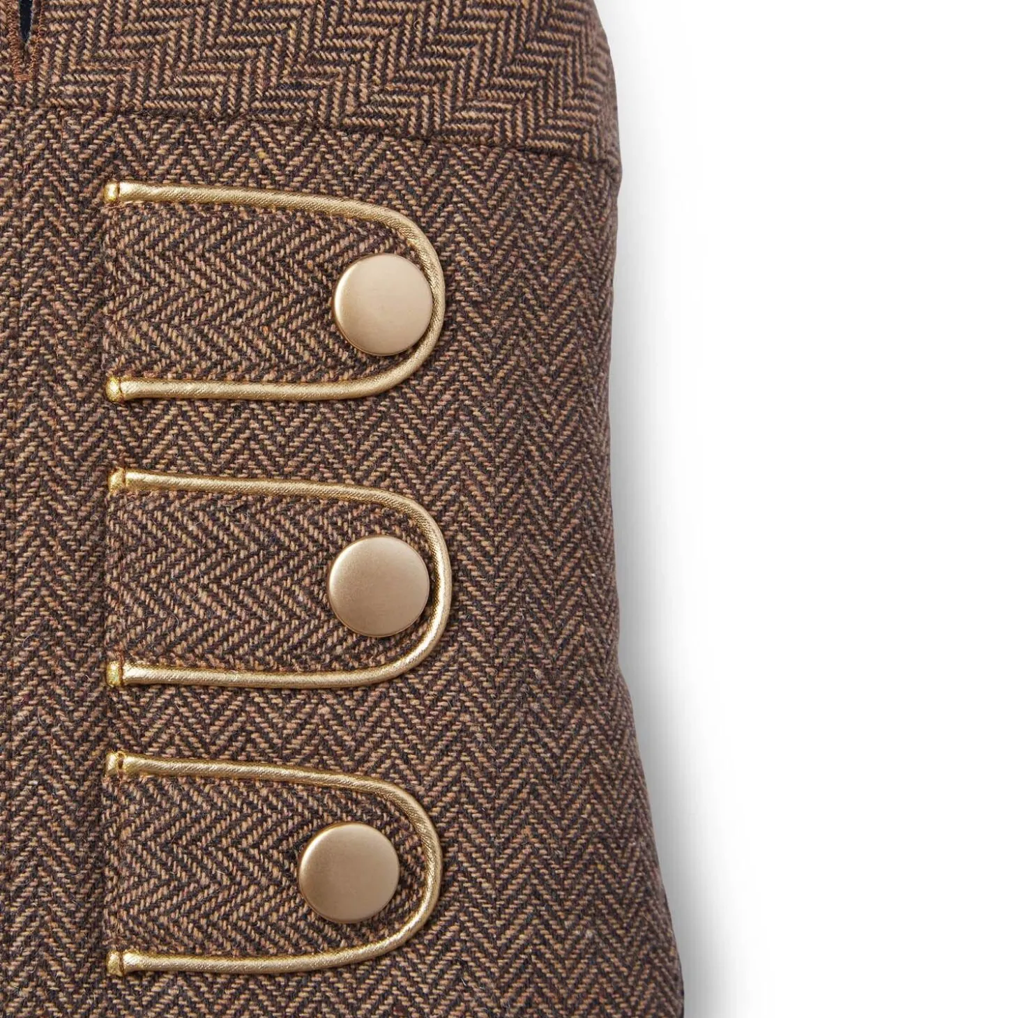 Brown Tweed Coat