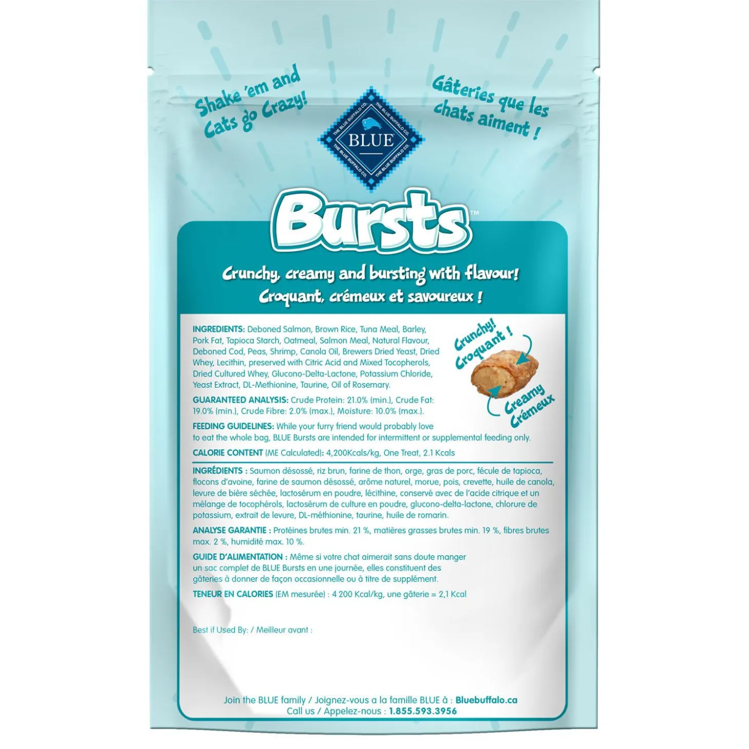 Bursts Savoury Seafood Cat Treats