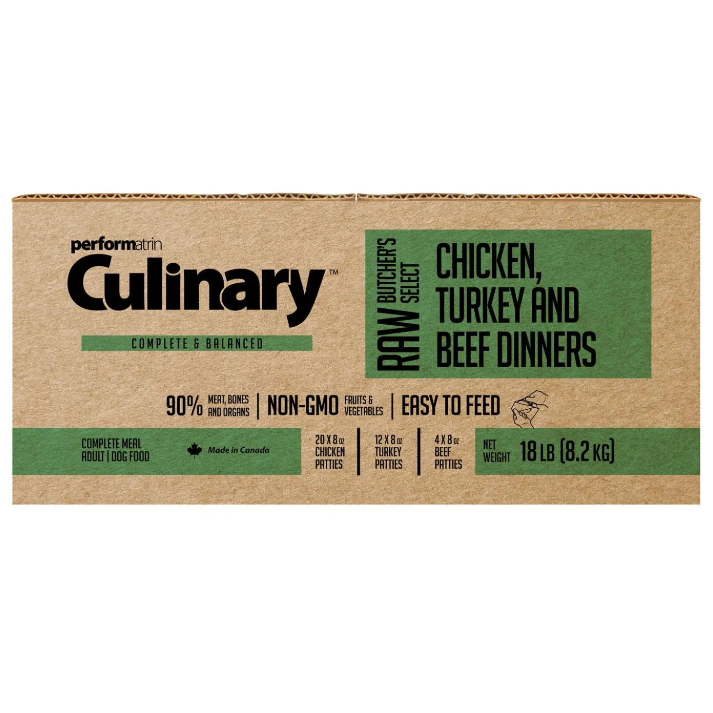Butcher's Select Raw Chicken, Turkey & Beef Dinners Adult Dog Food