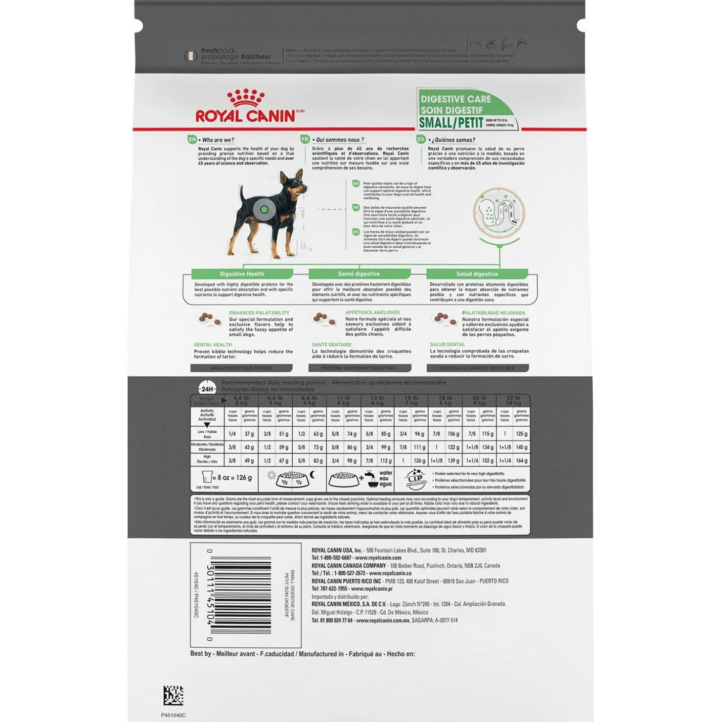 Canine Care Nutrition Digestive Care Small Dog Food