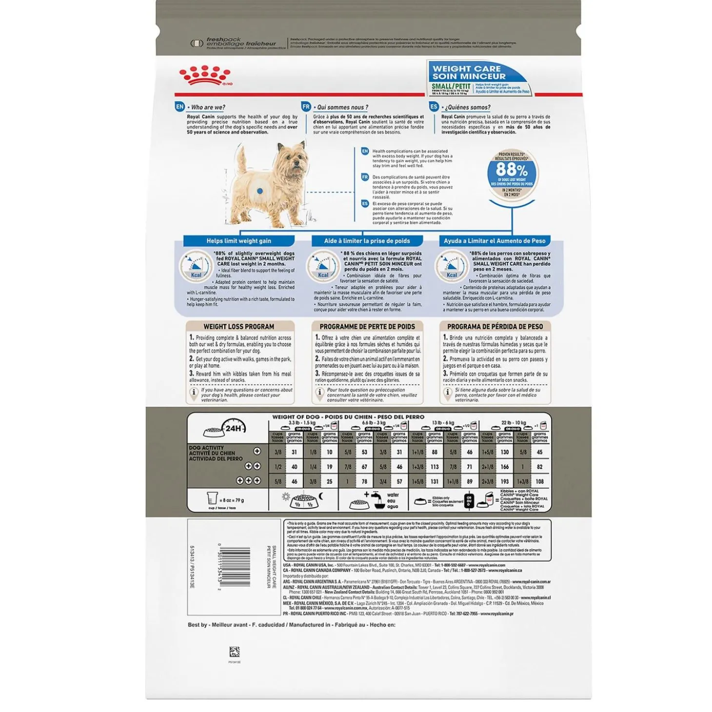 Canine Care Nutrition Weight Care Small Dog Food