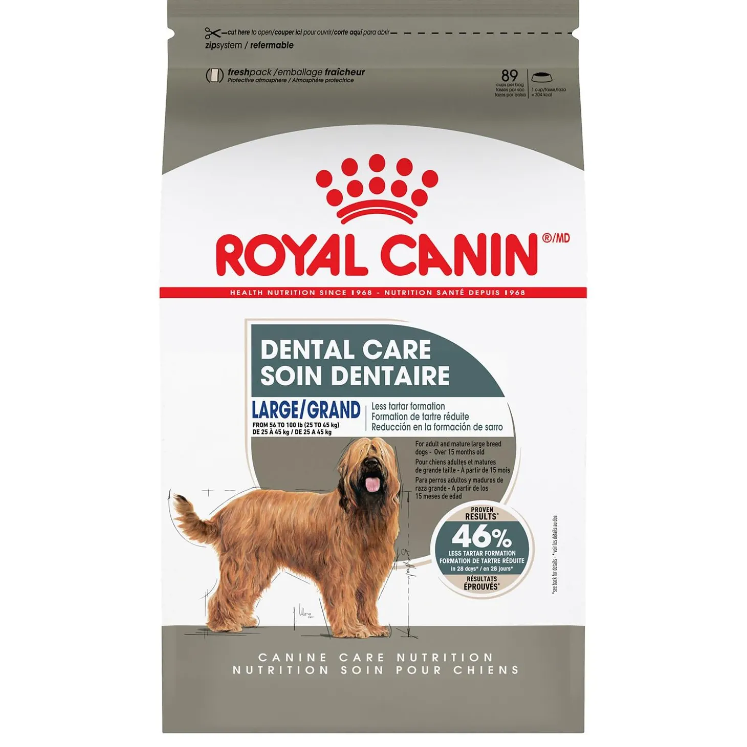 Canine Health Nutrition Dental Care Large Breed Adult Dog Food