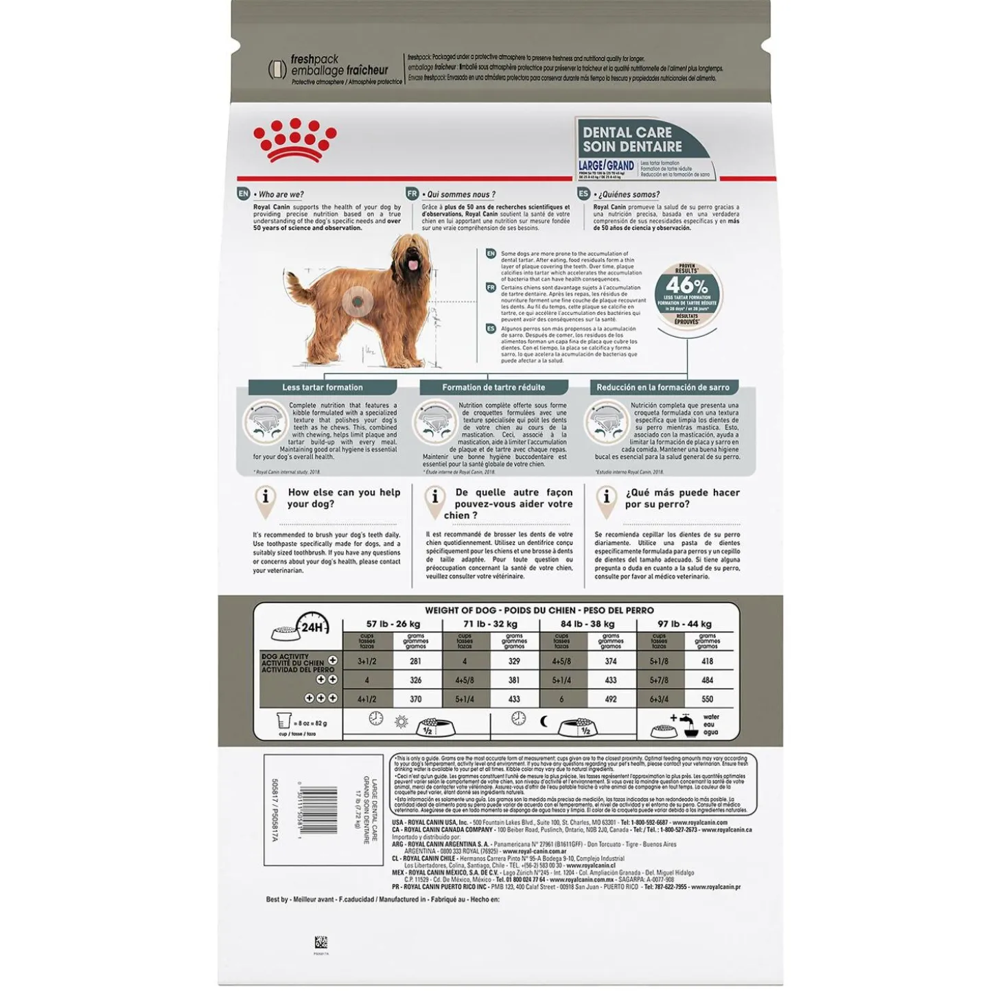 Canine Health Nutrition Dental Care Large Breed Adult Dog Food