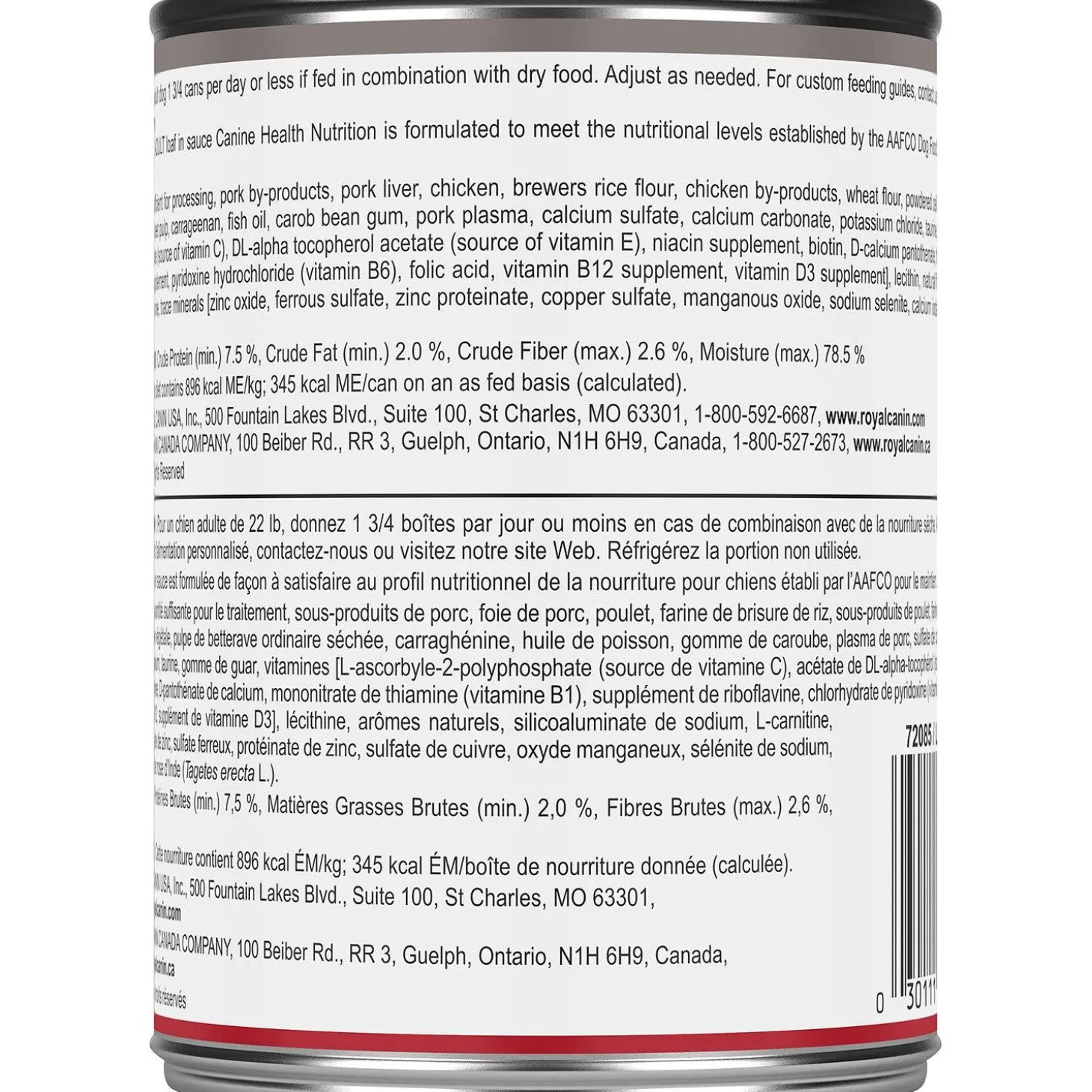 Canine Health Nutrition Loaf In Sauce Mature Adult Dog Food
