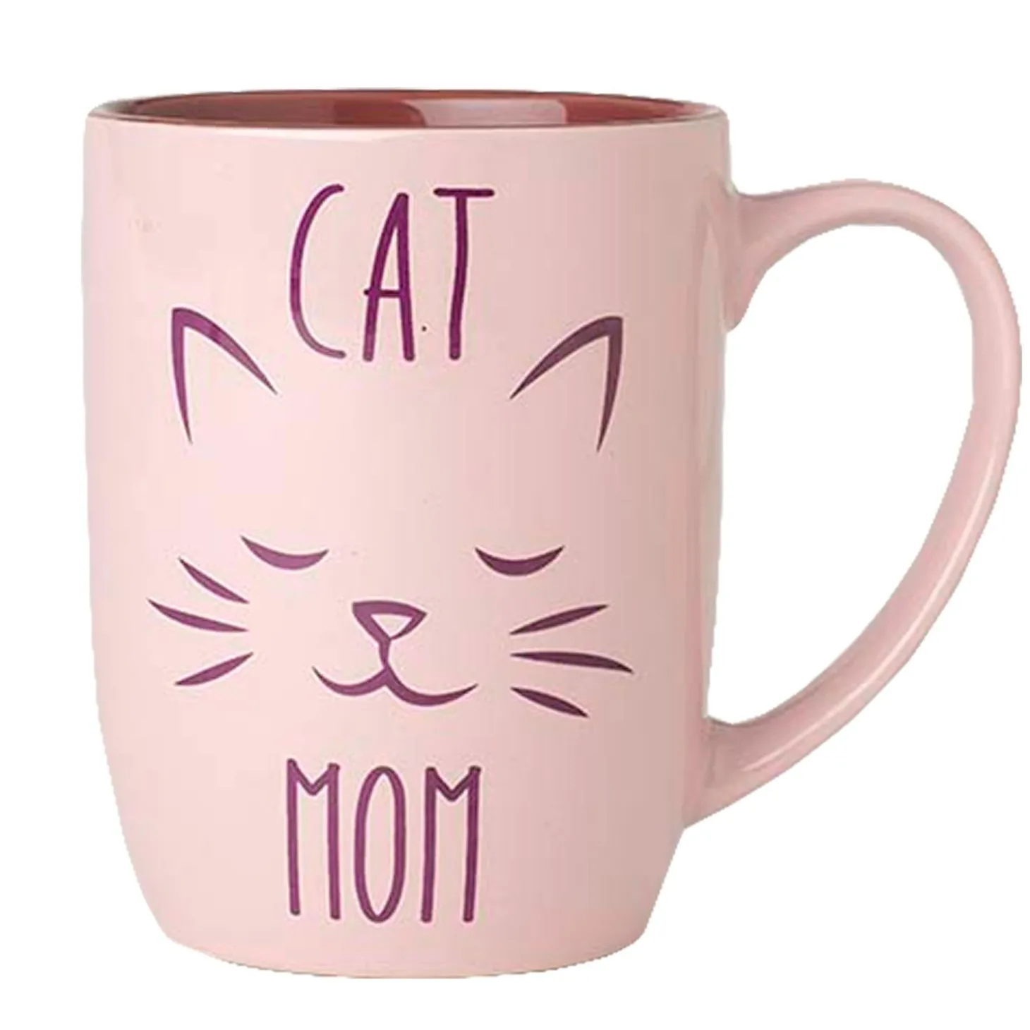 Cat Mom Mug - Pink