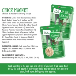 Cats in the Kitchen Chick Magnet Chicken & Mackerel Recipe Cat Food
