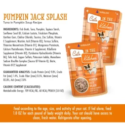 Cats in the Kitchen Pumpkin Jack Splash Tuna in Pumpkin Soup Recipe Adult Cat Food