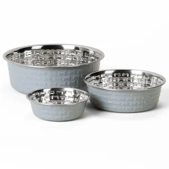 Charcoal Grey Stainless Steel Bowl