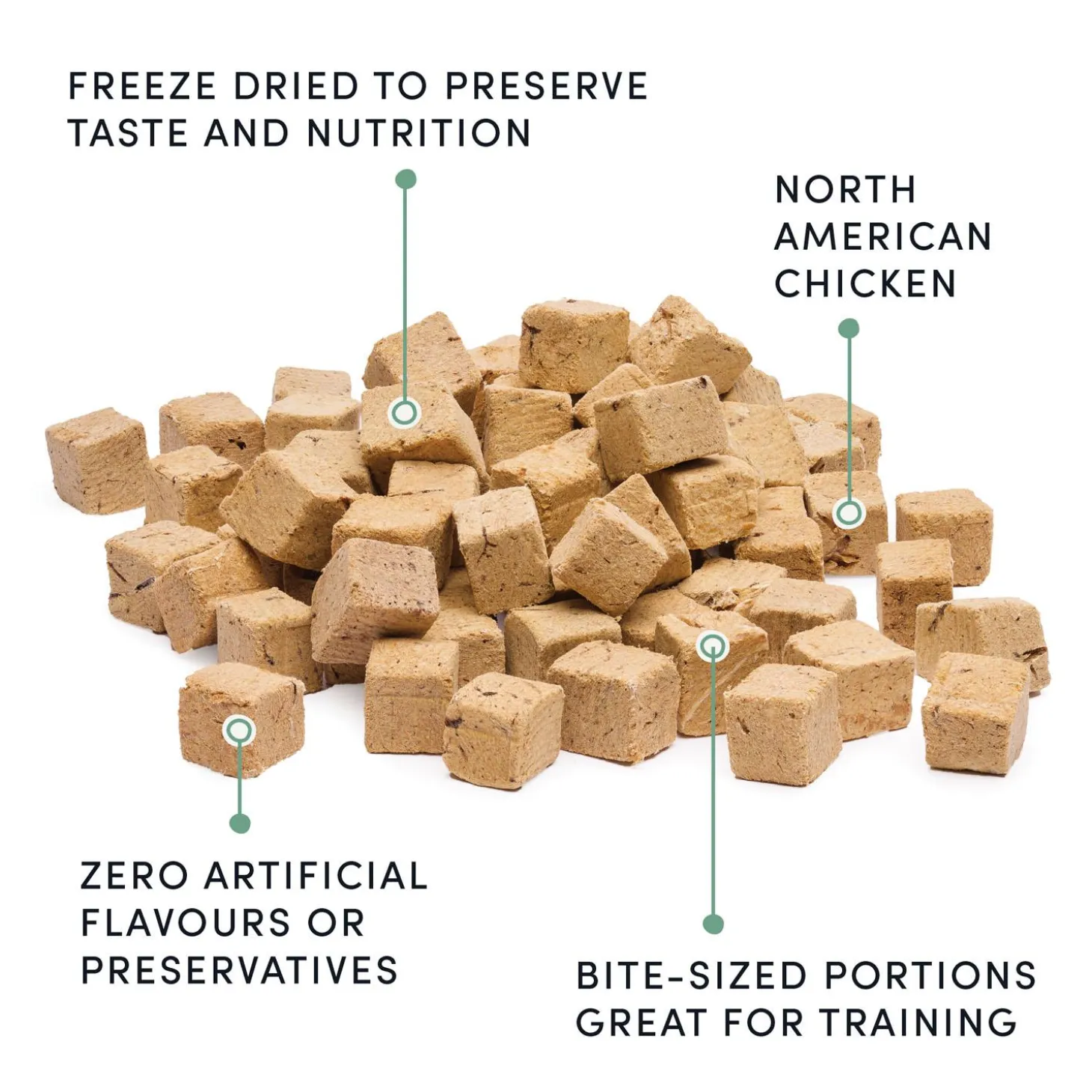 Chicken Bites Freeze Dried Dog Treats