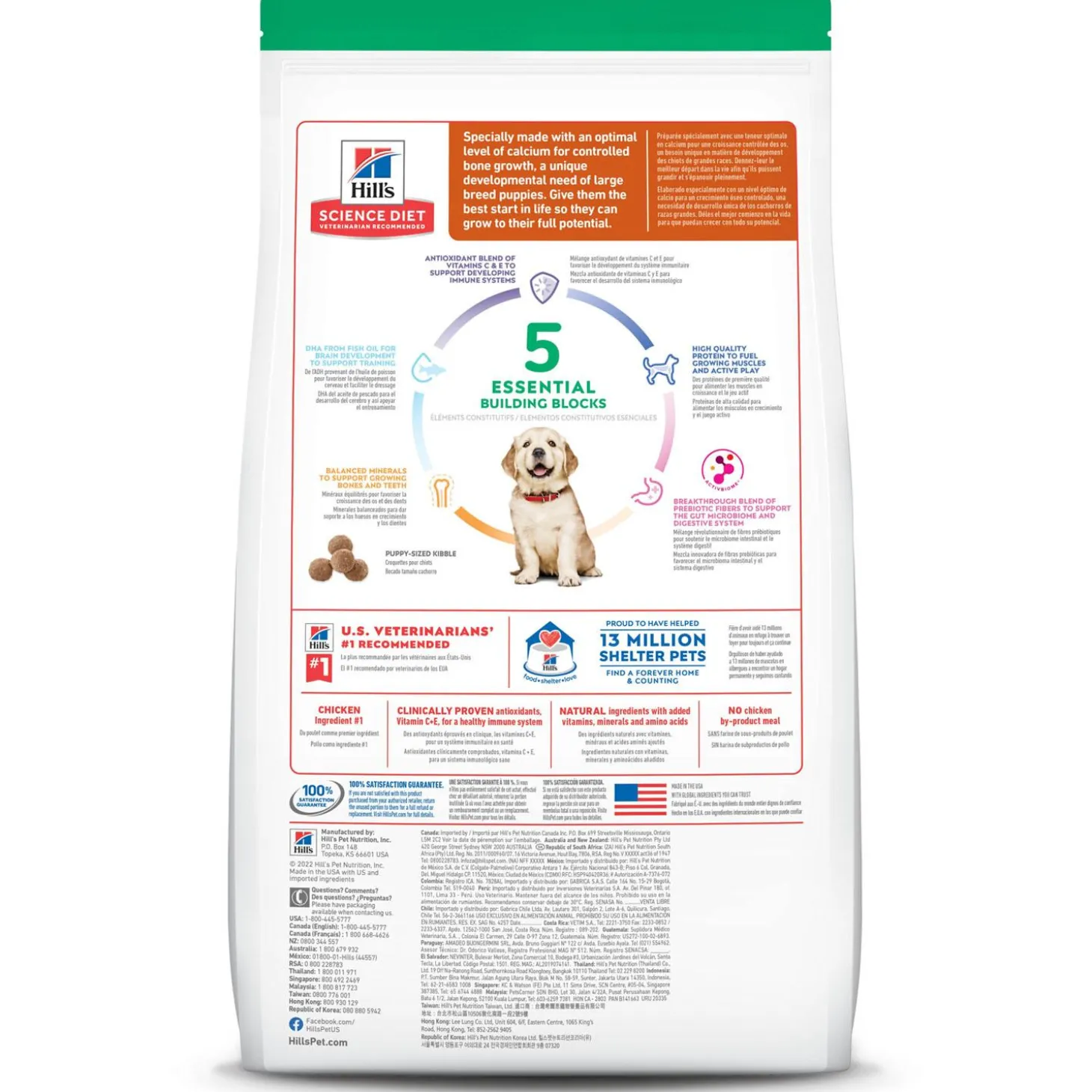 Chicken & Brown Rice Recipe Large Breed Puppy Dog Food