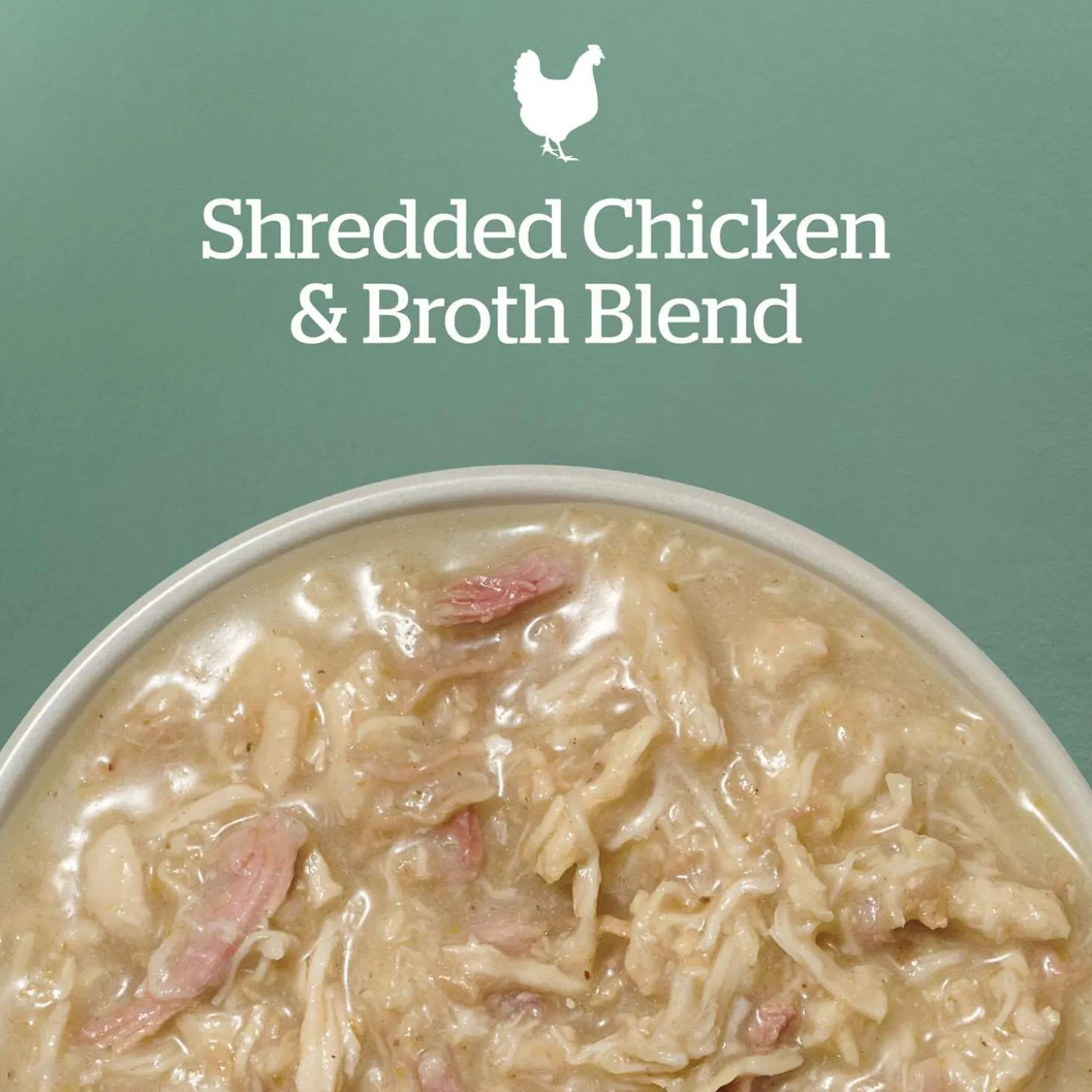 Chicken, Duck & Broth Blend Shredded Grain-Free Cat Food