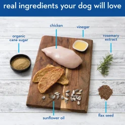 Chicken Jerky with Flaxseed and Vitamin E Dog Treats