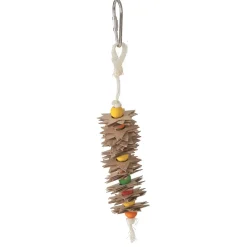 Chipboard Stars & Wooden Balls Bird Toy