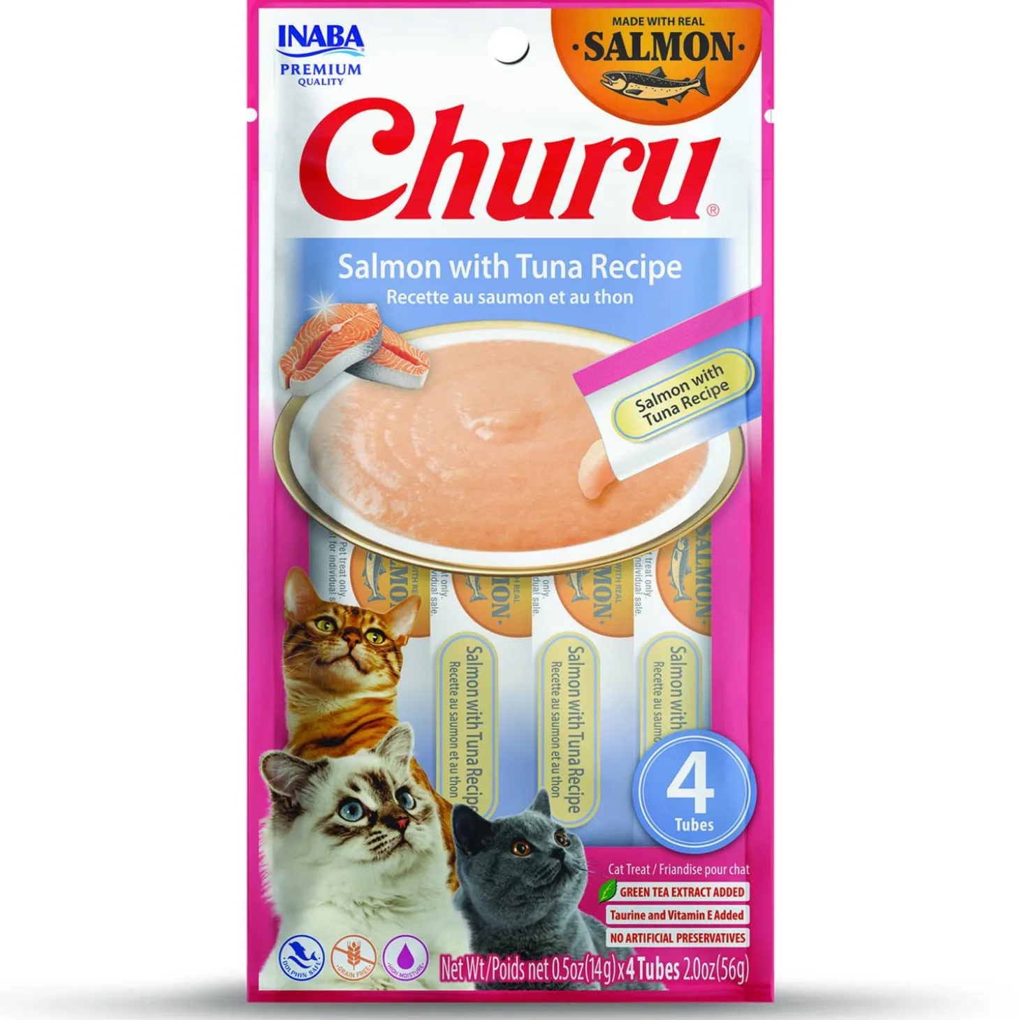 Churu Salmon with Tuna Recipe Cat Treats