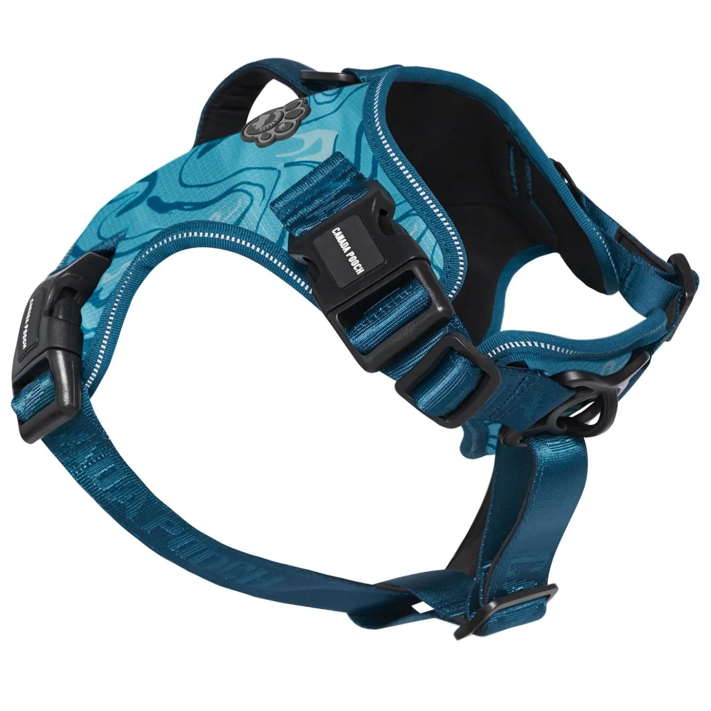 Complete Control Blue Marble Dog Harness