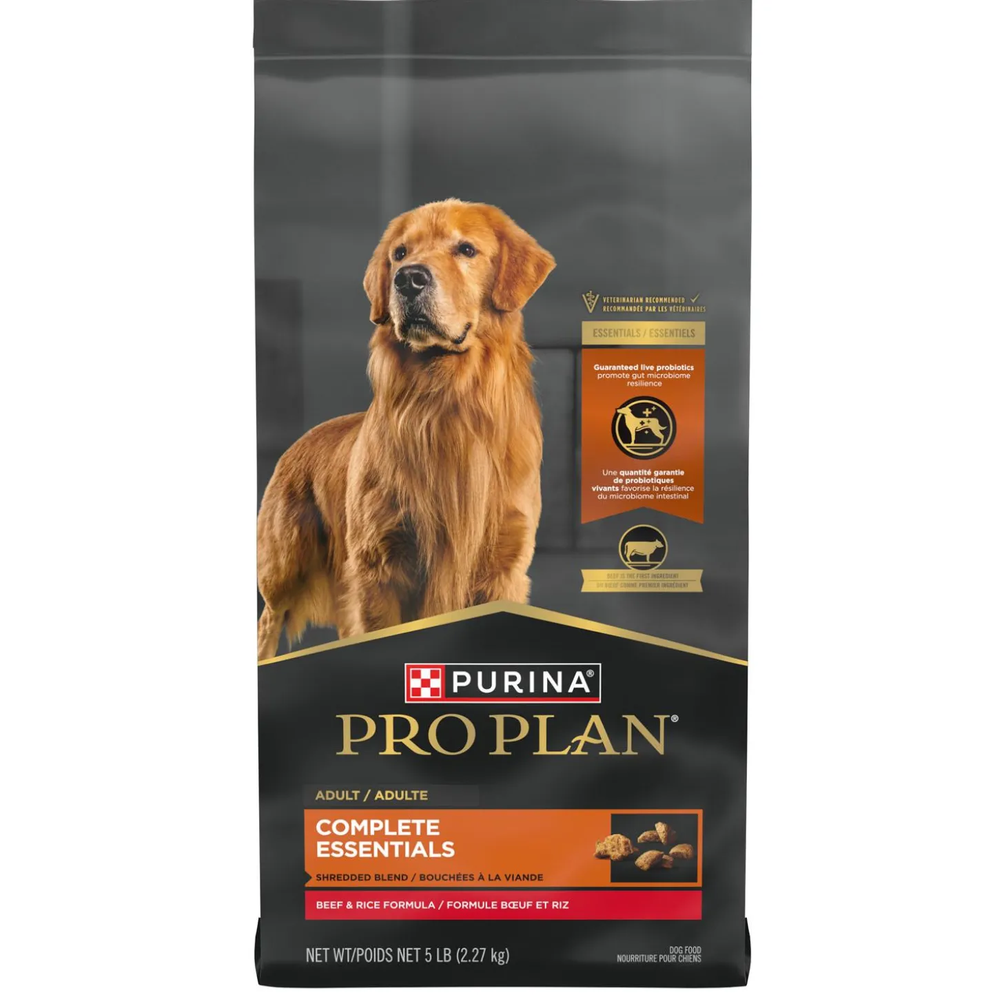 Complete Essentials Shredded Blend Beef & Rice Formula Adult Dog Food