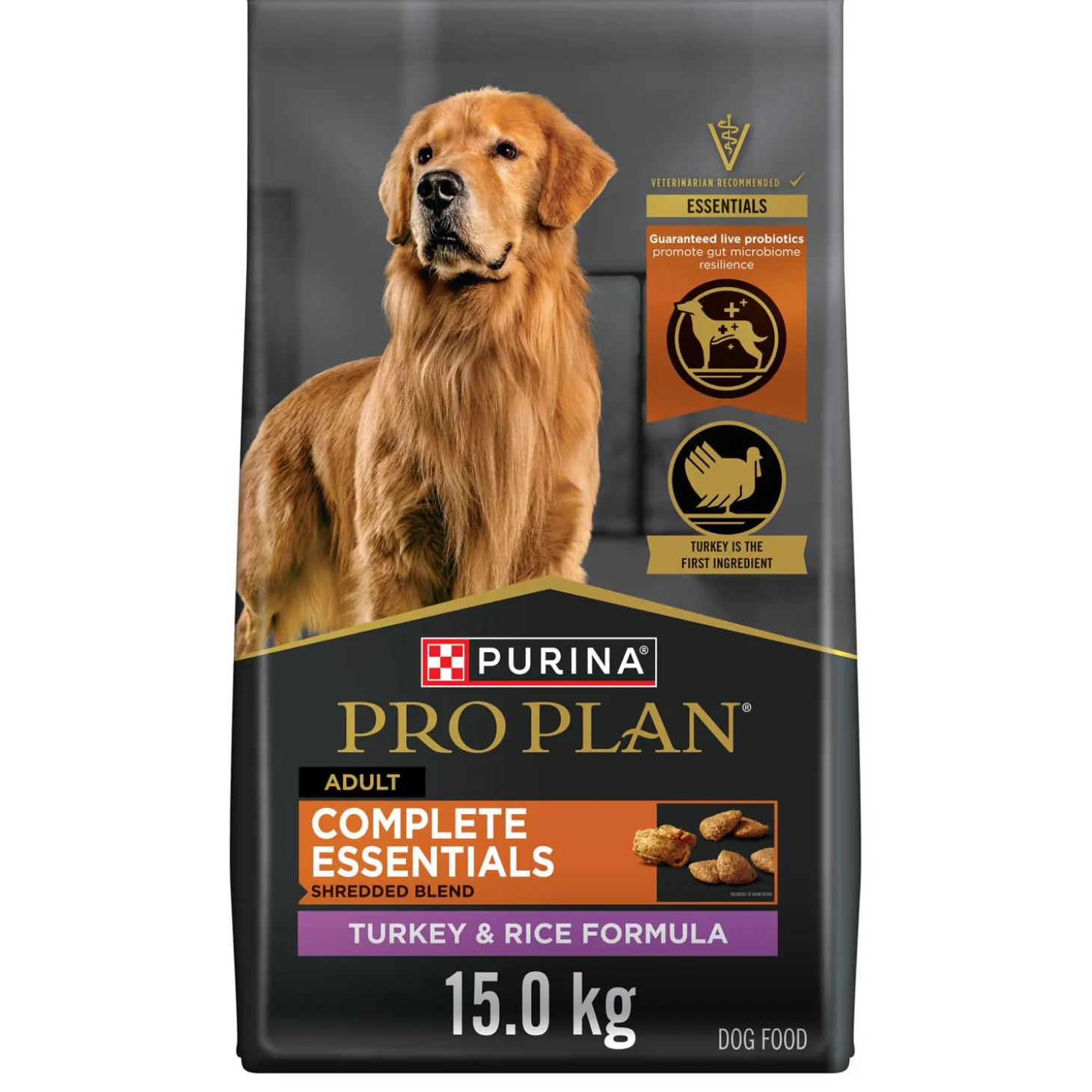 Complete Essentials Shredded Blend Turkey & Rice Formula Adult Dog Food