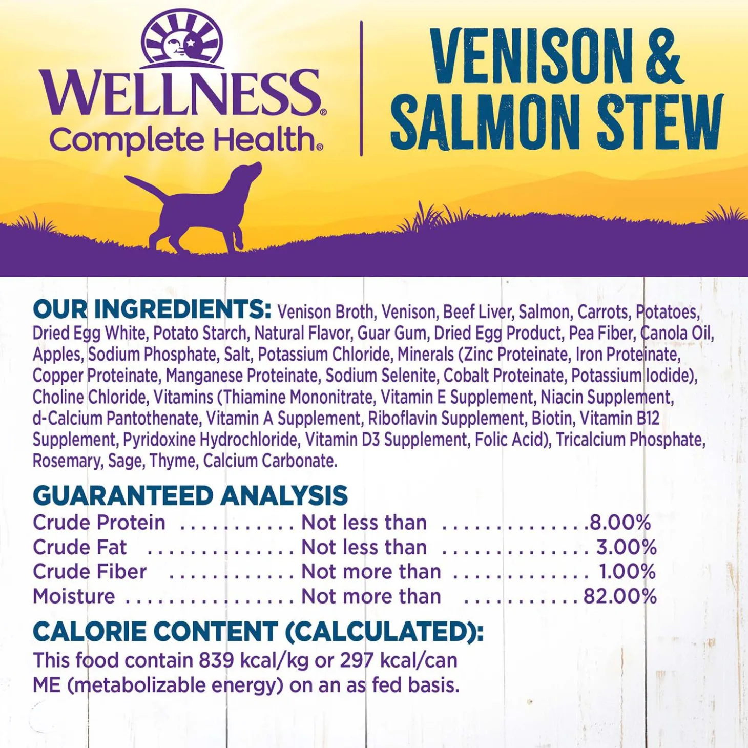 Complete Health Venison & Salmon Stew with Carrots & Potato Dog Food