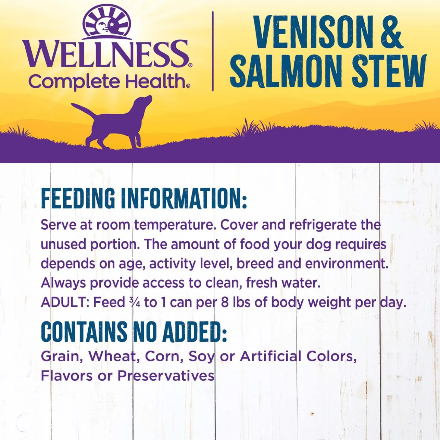 Complete Health Venison & Salmon Stew with Carrots & Potato Dog Food