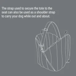 Convertible Taupe Travel Tote