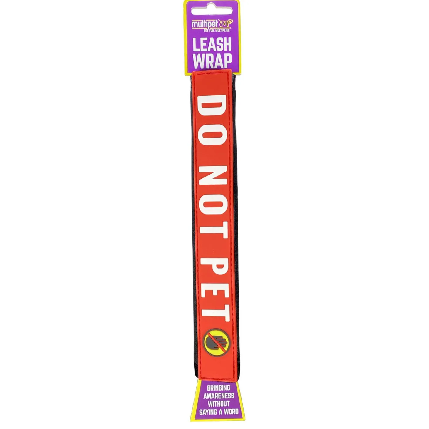 Do Not Pet Red Dog Leash Wrap