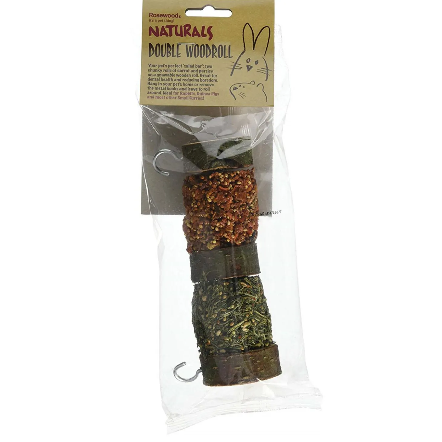 Double Woodroll Small Animal Treat