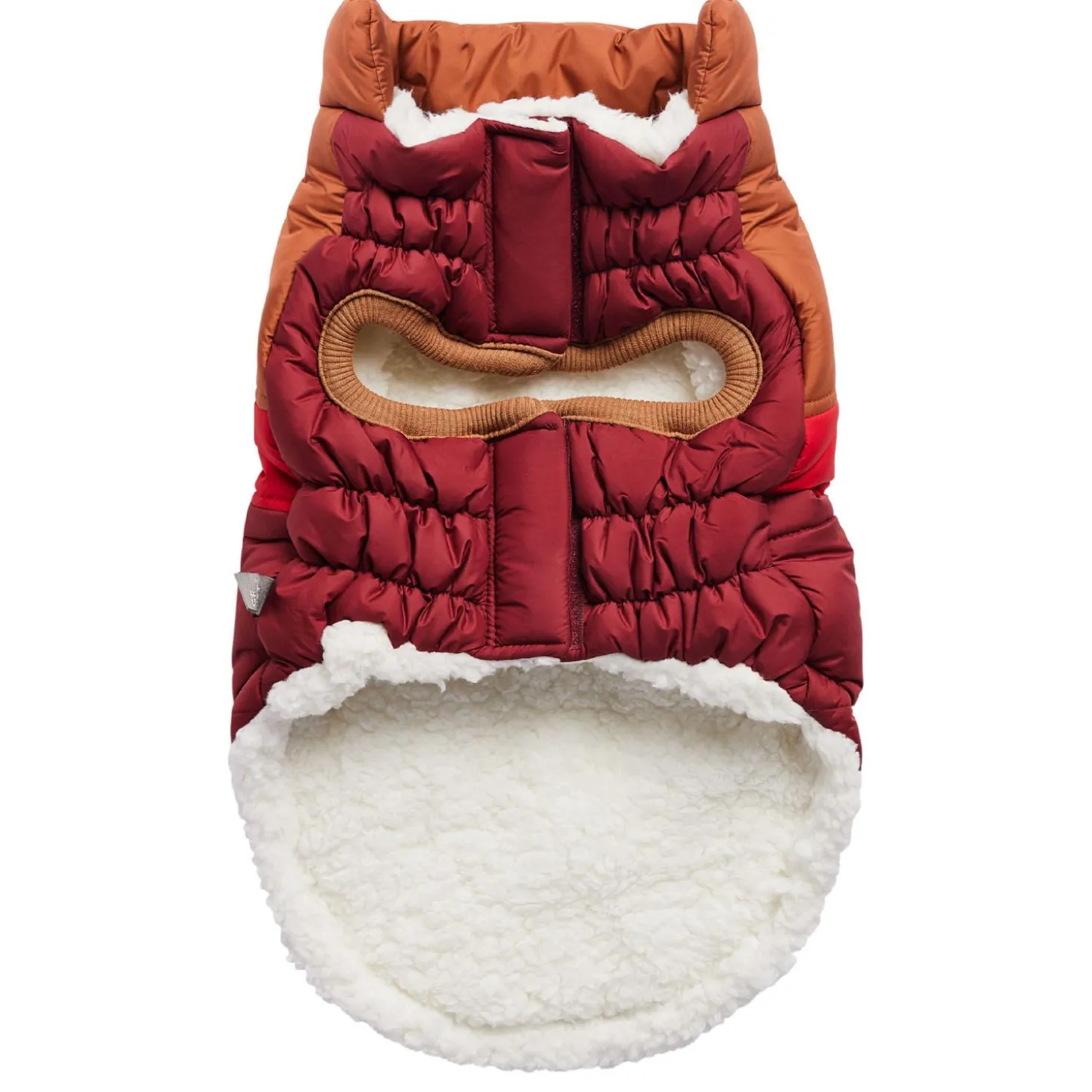 Elasto-Fit Dark Red Retro Puffer