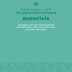 Enriched Life Celebration Cupcake Small Animal Toy