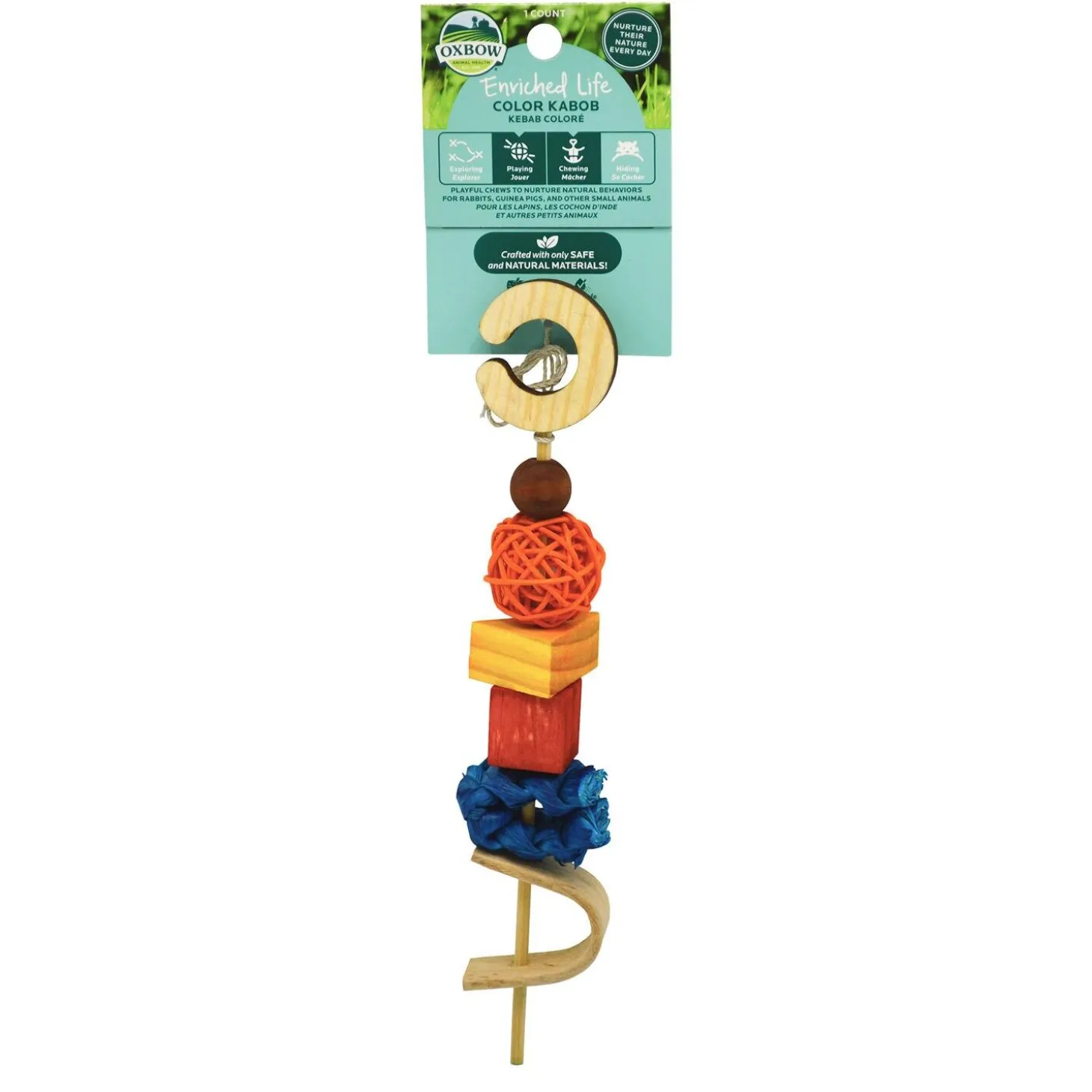 Enriched Life colour Kabob Small Animal Toy