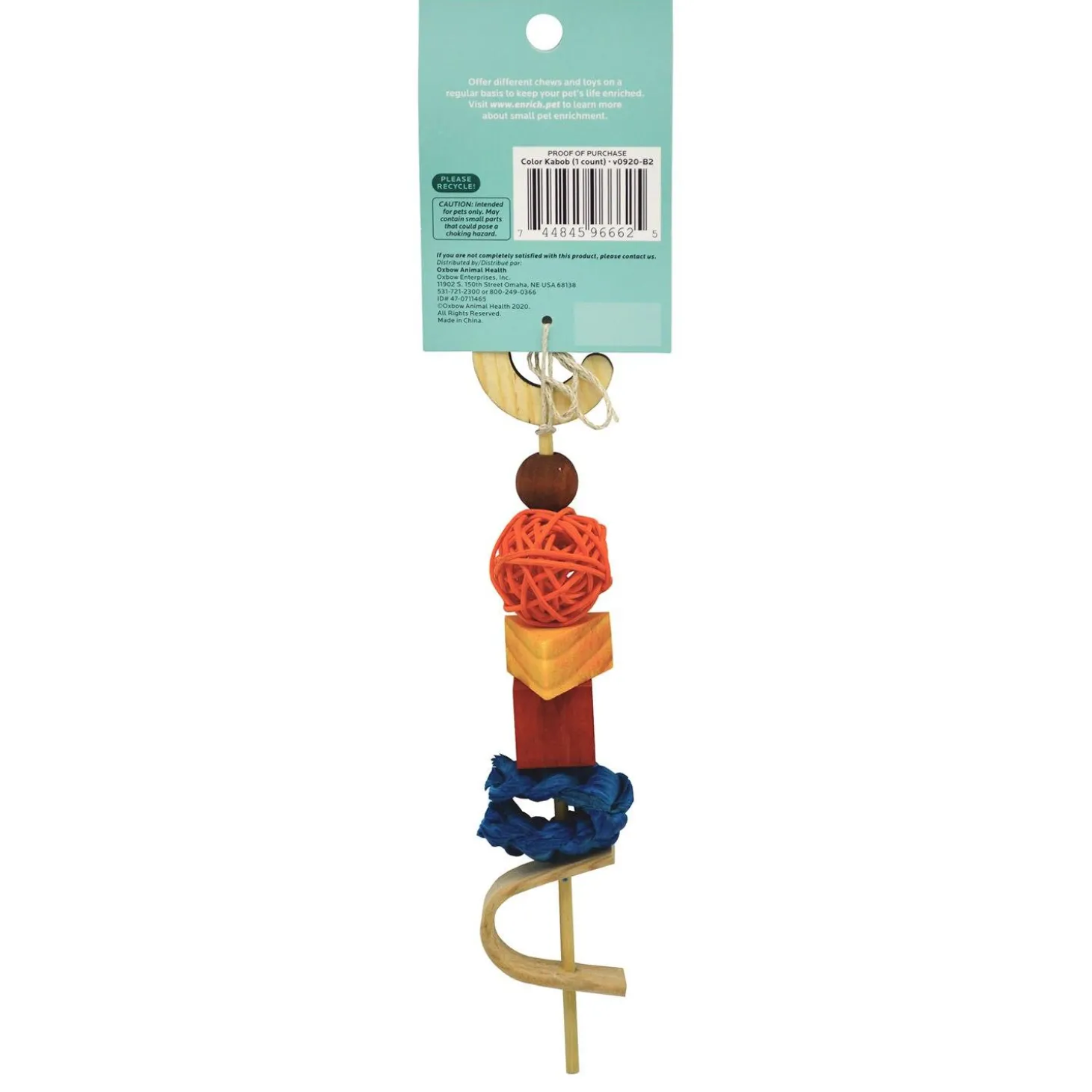 Enriched Life colour Kabob Small Animal Toy