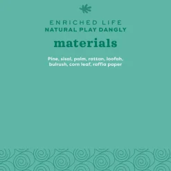 Enriched Life Natural Play Dangly Small Animal Toy