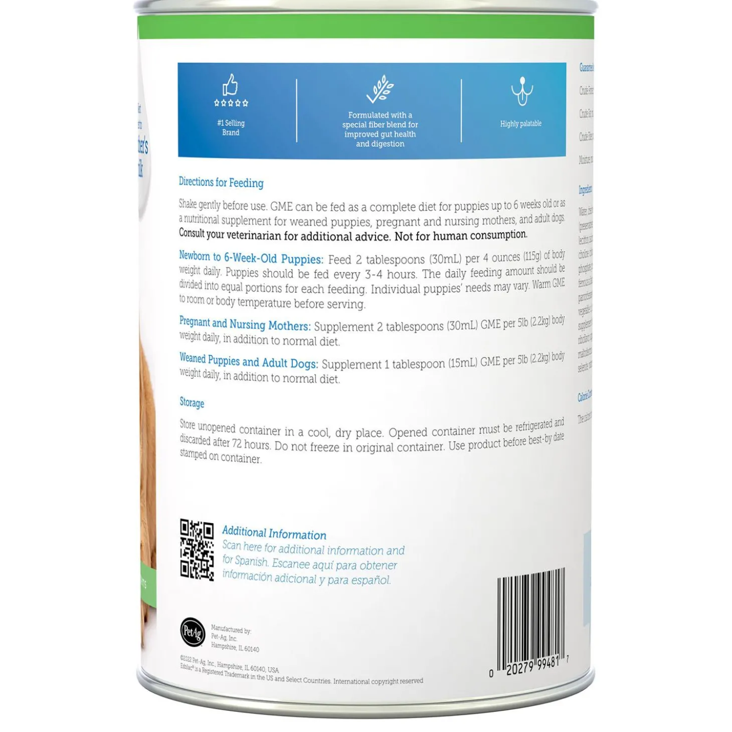 Esbilac Puppy Goats Milk Replacer Liquid