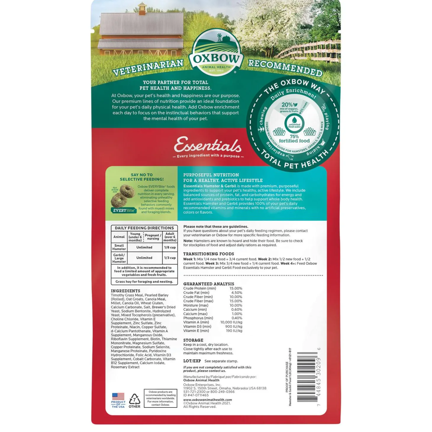 Essentials Hamster & Gerbil Food