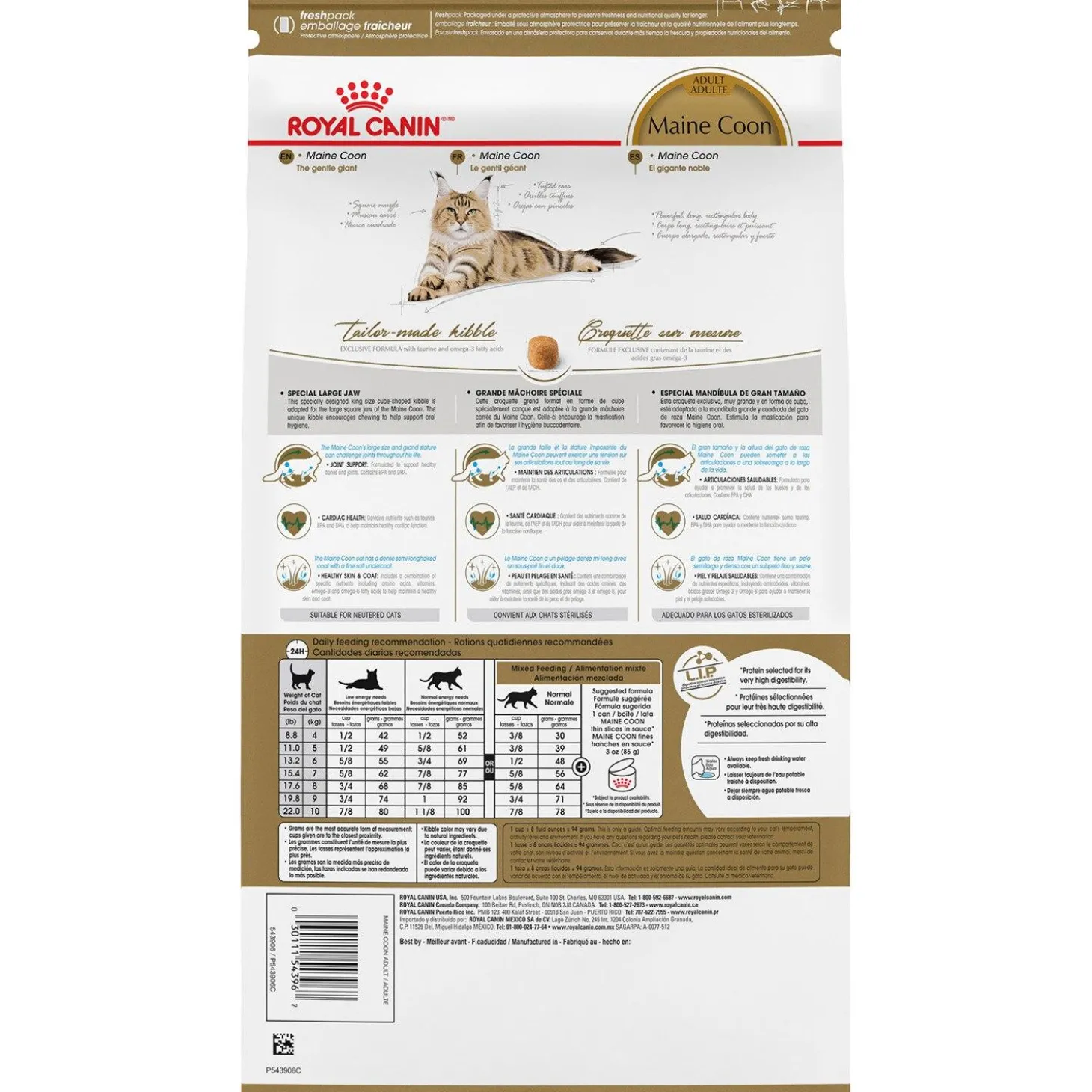 Feline Breed Nutrition Maine Coon Adult Cat Food